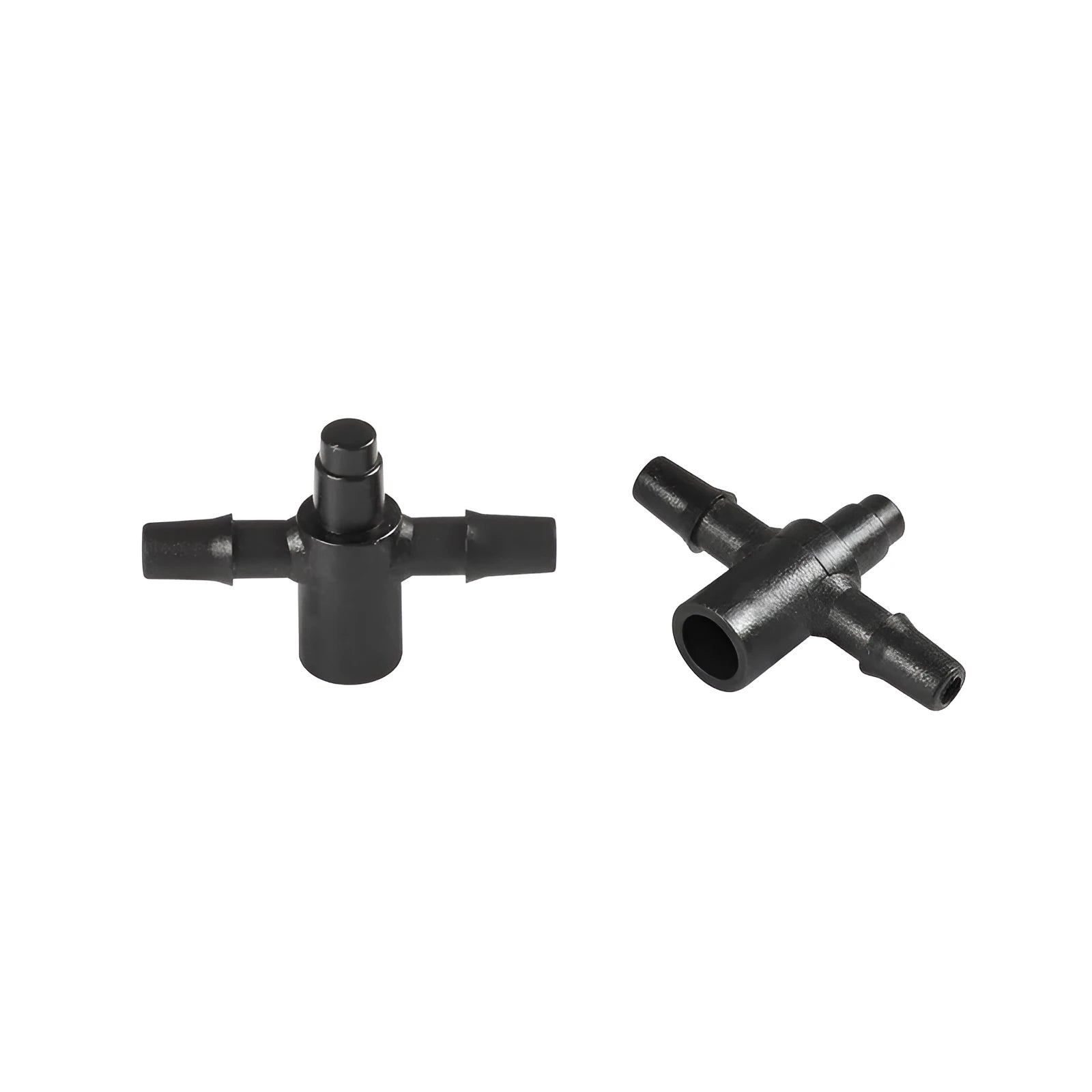 PE plastic tee water distributor joint for garden irrigation micro spray systems