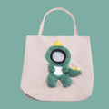 Little Bee Design pet carrier bag in canvas with safety zippers and adjustable side opening for cats and dogs.