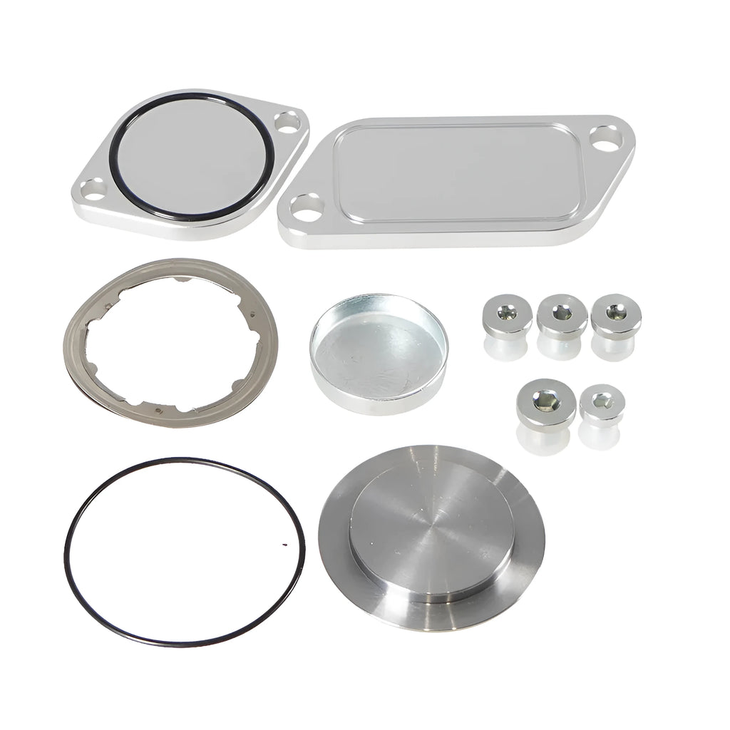 Silver aluminium alloy automotive engine valve cover replacement part