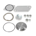 Silver aluminium alloy automotive engine valve cover replacement part