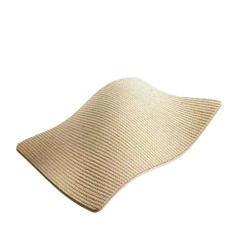 Sisal cat scratch board in large and small sizes with sisal blanket scratching surface