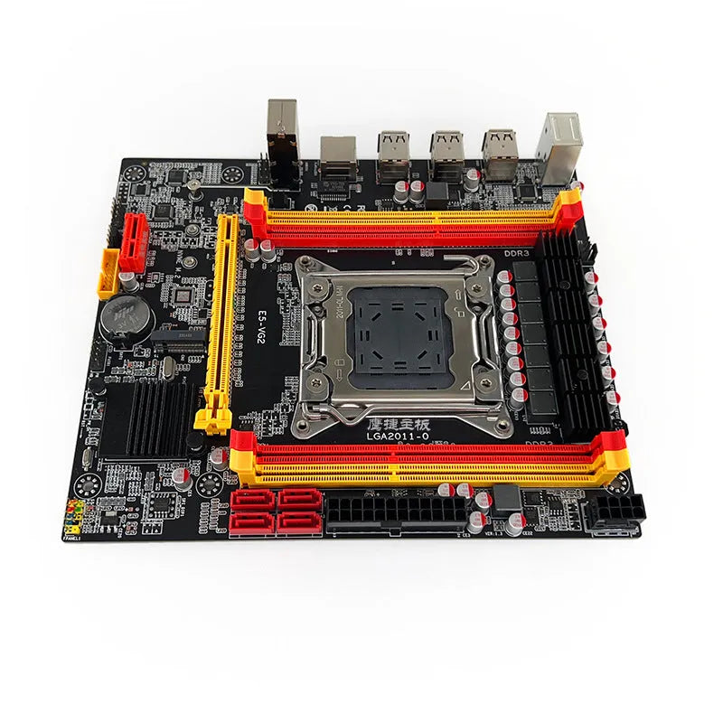 X79-VG2 desktop motherboard with LGA 2011 socket, DDR3 slots, PCIe 16X, and M.2 connector.