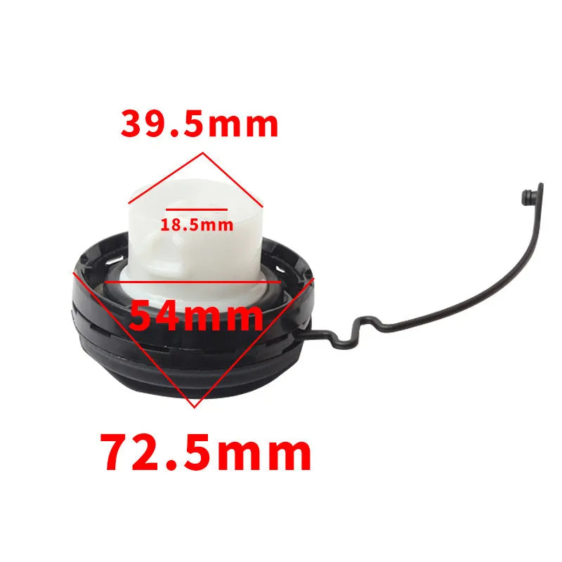 Toyota replacement fuel tank cap with snap-type fastening mechanism