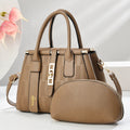 Round suitcase-shaped women's crossbody handbag in PU, shown in multiple colours.