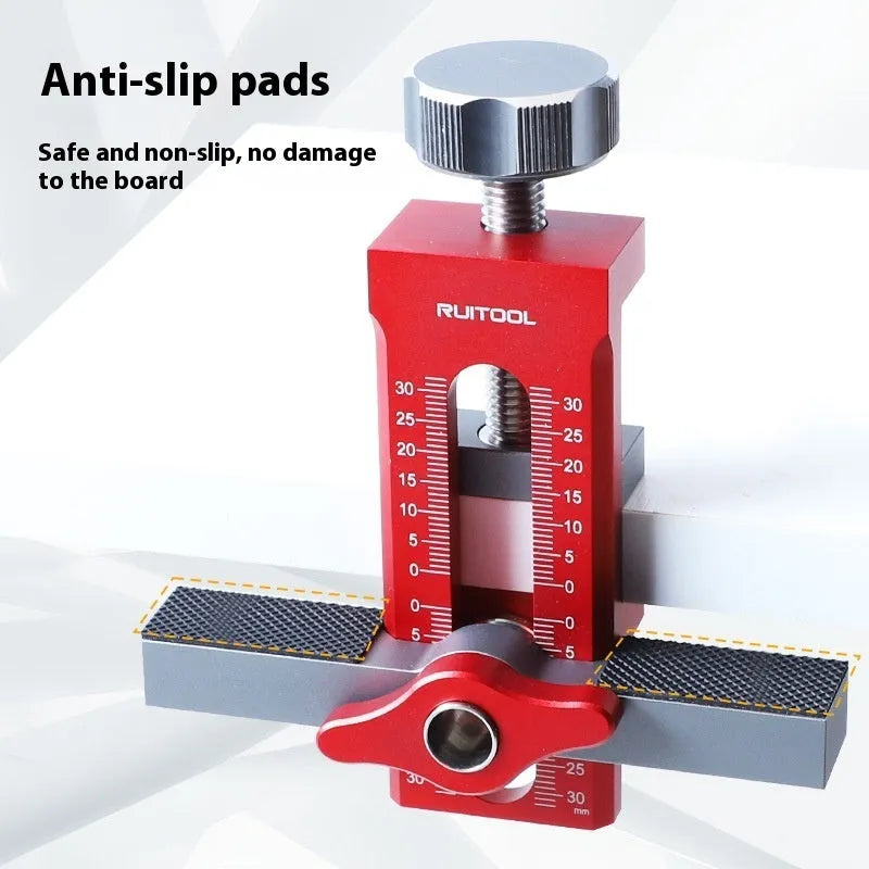 Aluminium alloy cabinet door installation tool for woodworking decoration.
