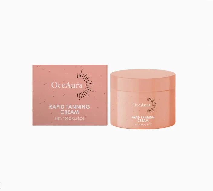 100g jar of moisturising darkening cream for body makeup application