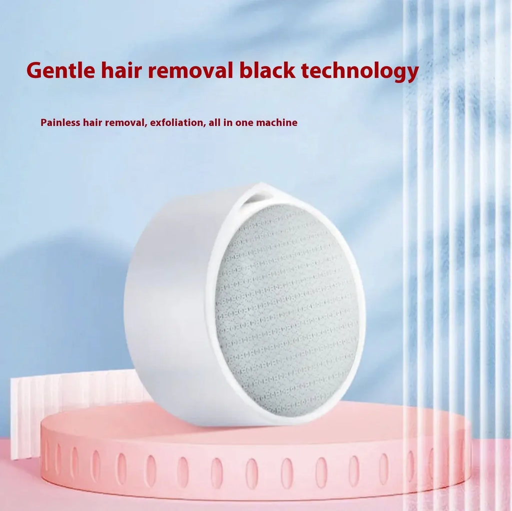 Nano glass 2-in-1 hair removal device with plastic washable construction