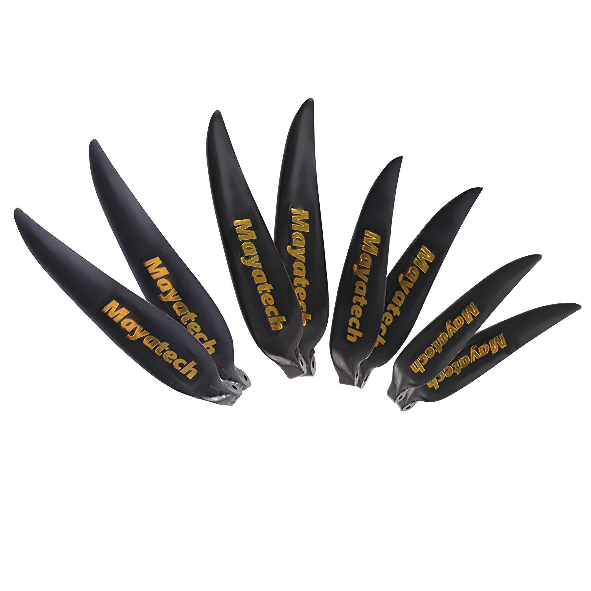 Black folding paddle fittings for glidder boats showing 12cm by 6.5cm folded dimensions