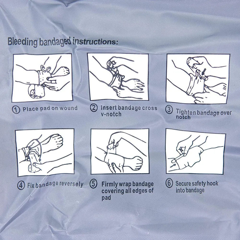Tactical gauze tape hemostatic bandage for outdoor training in 10cm and 15cm sizes
