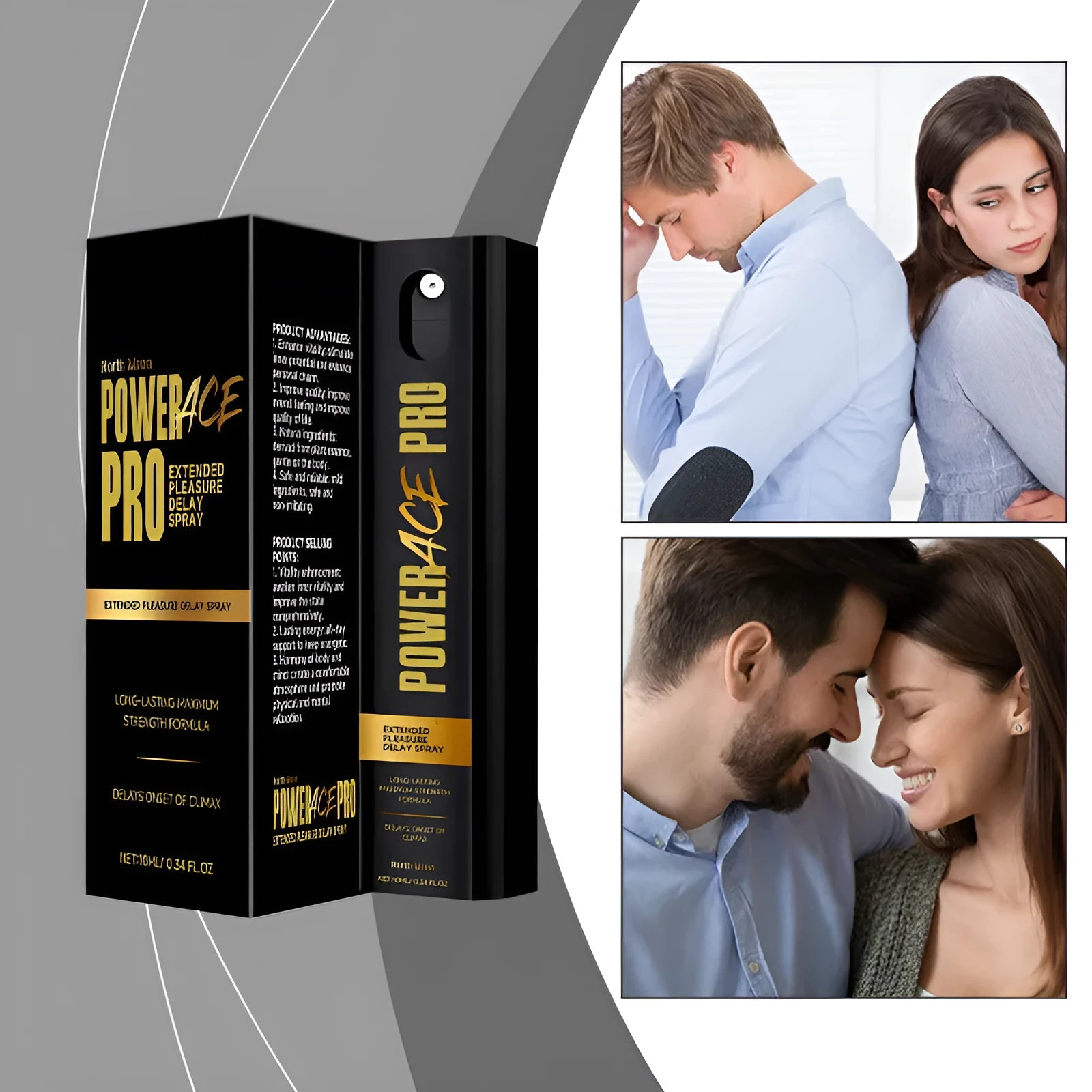 Men's 10ml body care spray bottle with natural plant extracts for external moisturising