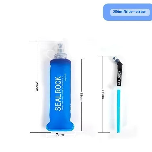 Plastic portable drinking straw with suction tube for mountain climbing and biking
