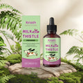 60ml bottle of liquid milk thistle and turmeric nutrient supplement for dogs