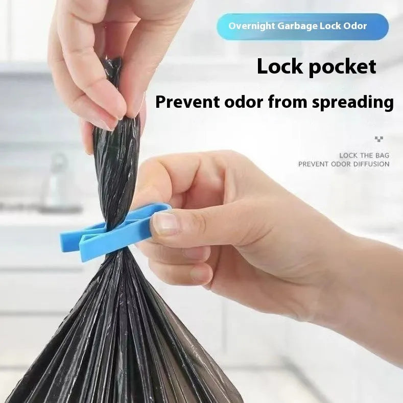 PP plastic non-slip garbage bag fixing clip for trash can side installation