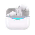 True wireless gaming Bluetooth headset in black, pink, white or grey with charging case and earmuffs