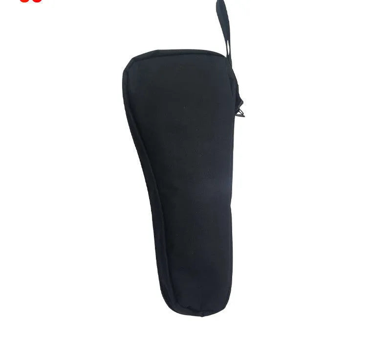 Black cloth mobile phone stabilizer accessories storage bag for organised accessory transport