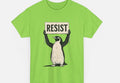 Straight-cut loose fit cotton summer T-shirt in black, short sleeves round neck