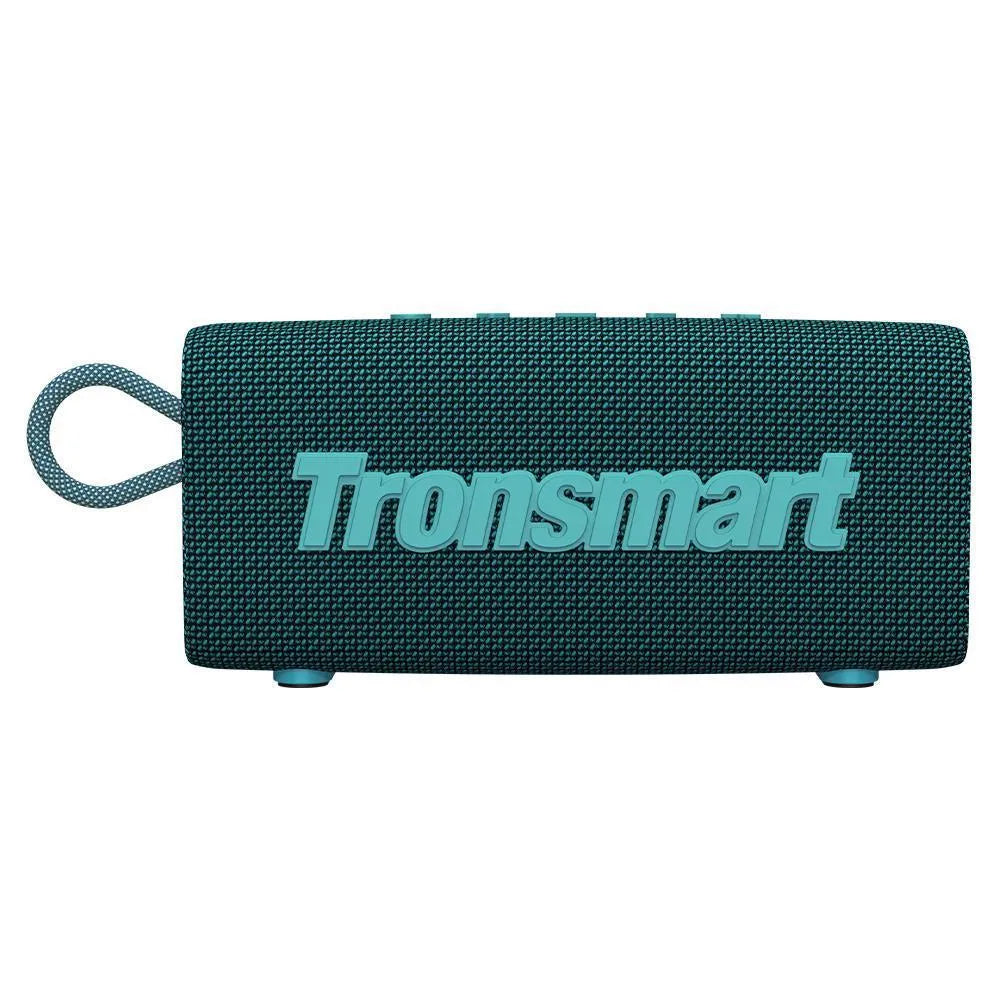Portable waterproof Bluetooth speaker in multiple colour options including black, blue, and camouflage