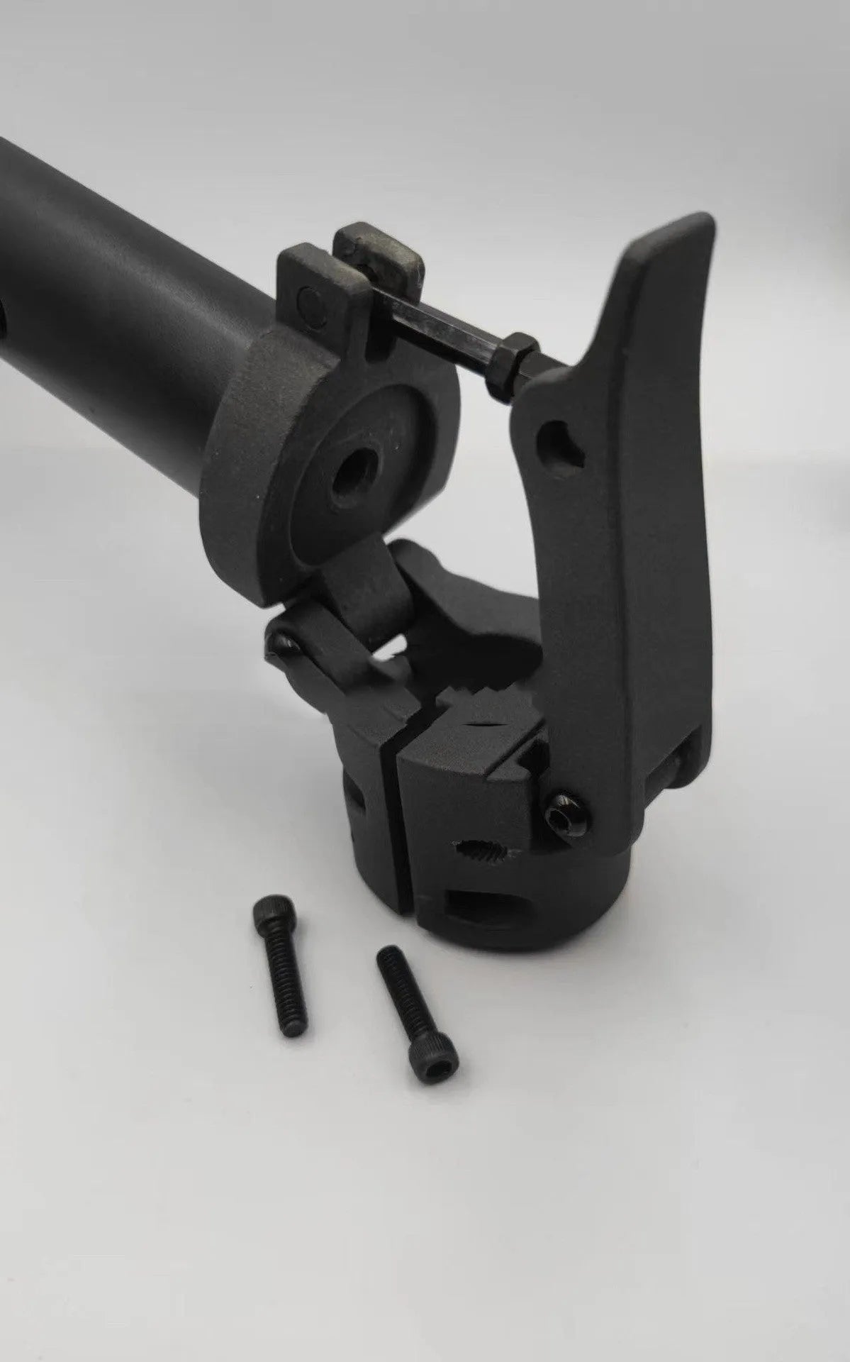 Black folding upright pole accessory for Nanbo No. 9 electric scooter