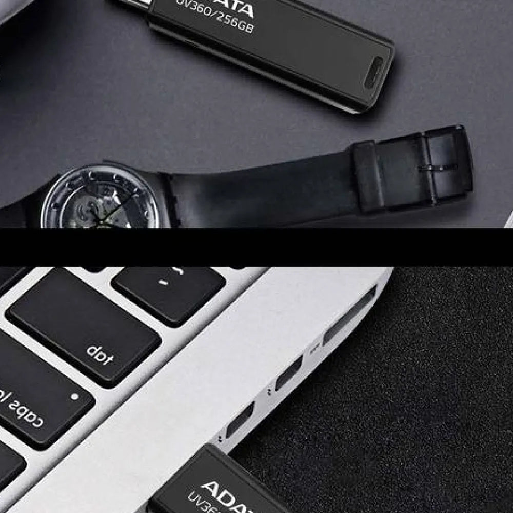Black plastic USB flash drive for car mounting with waterproof flexible design