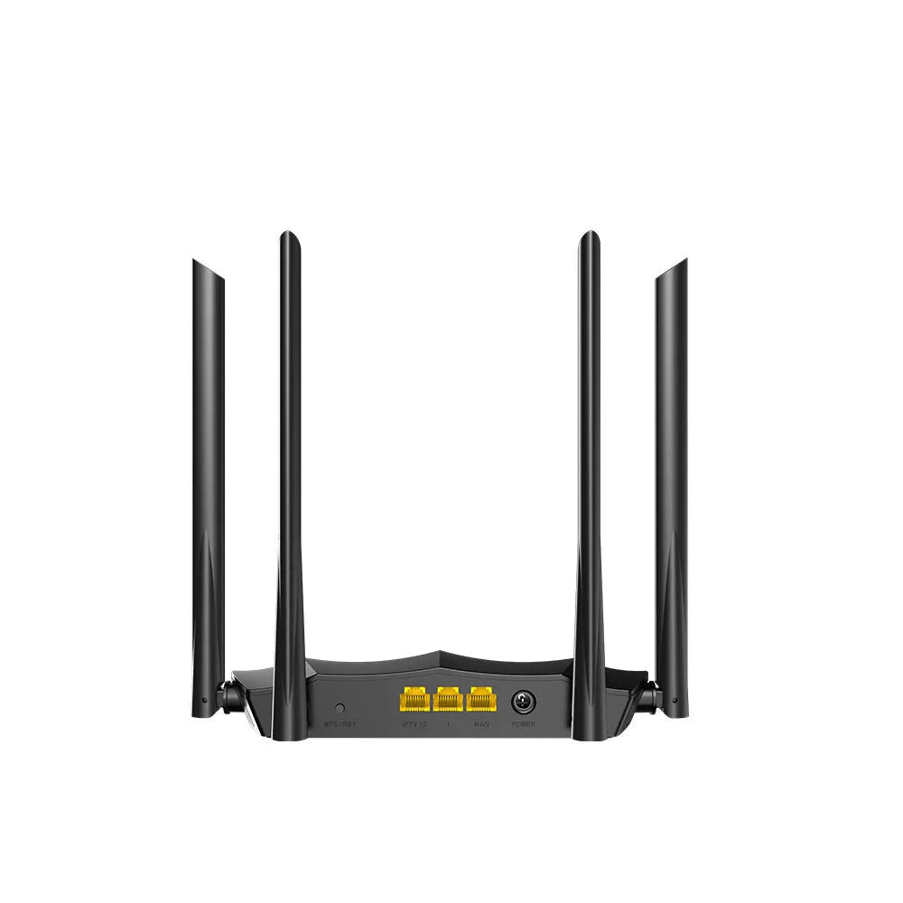 Dual-band wireless gigabit router with multiple Ethernet ports